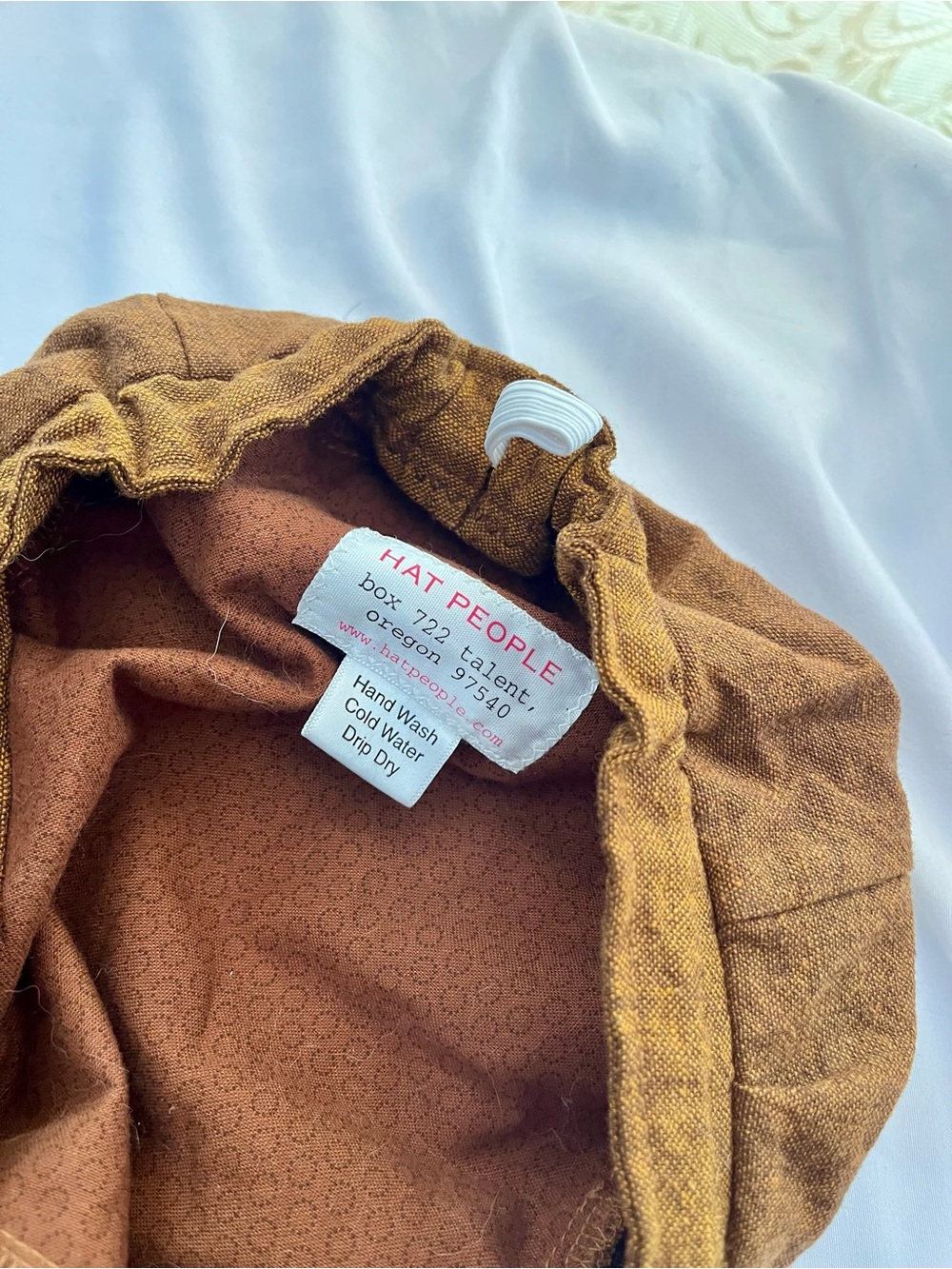 Terracotta Linen Blend Cap - Picture 2 of 6
